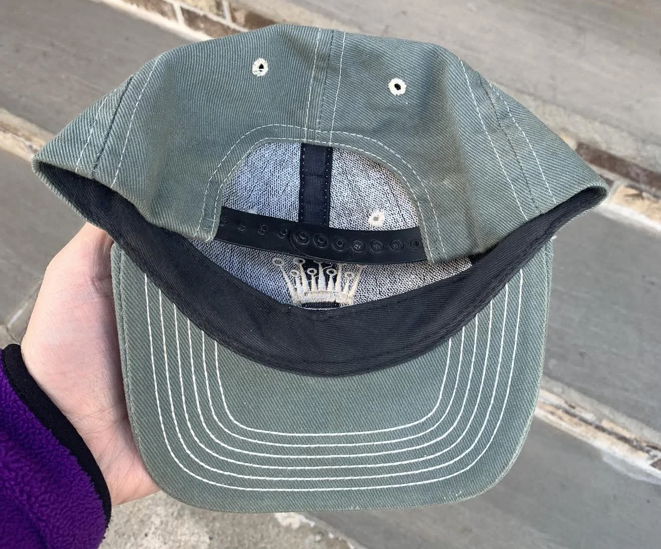 Vintage Stussy Rolex Logo Jade Snapback Hat — RootsBK